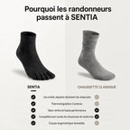 SENTIA - Chaussettes Trek DryWick™ 5.0